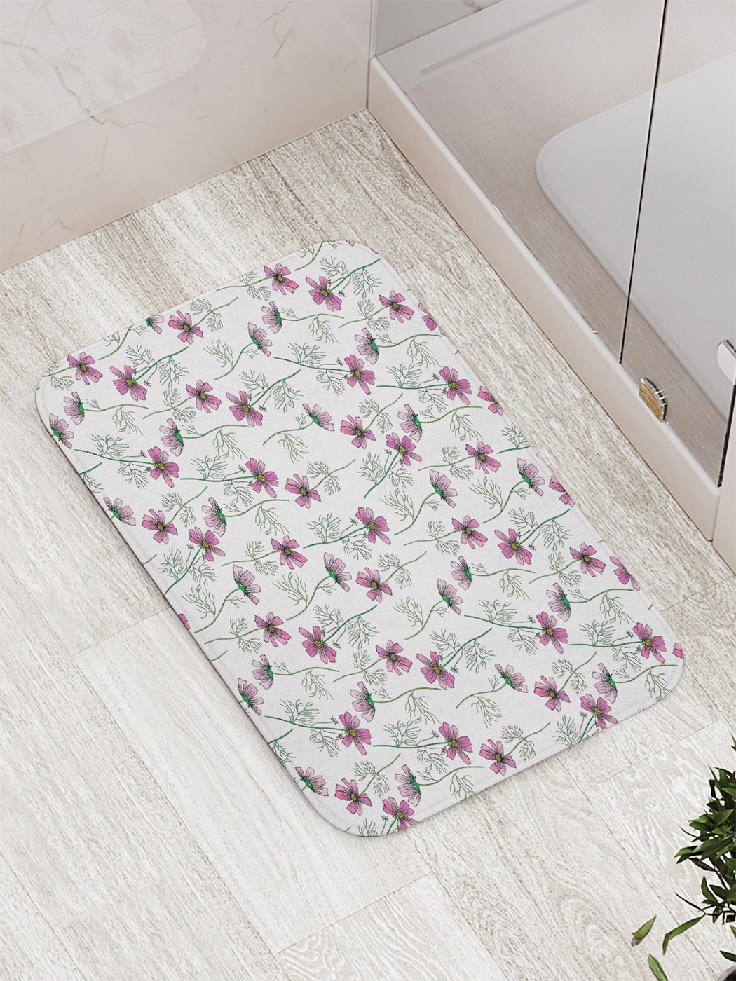 

bath_69598 Коврик противоскользящий для ванной, сауны, бассейна, 77х52 см