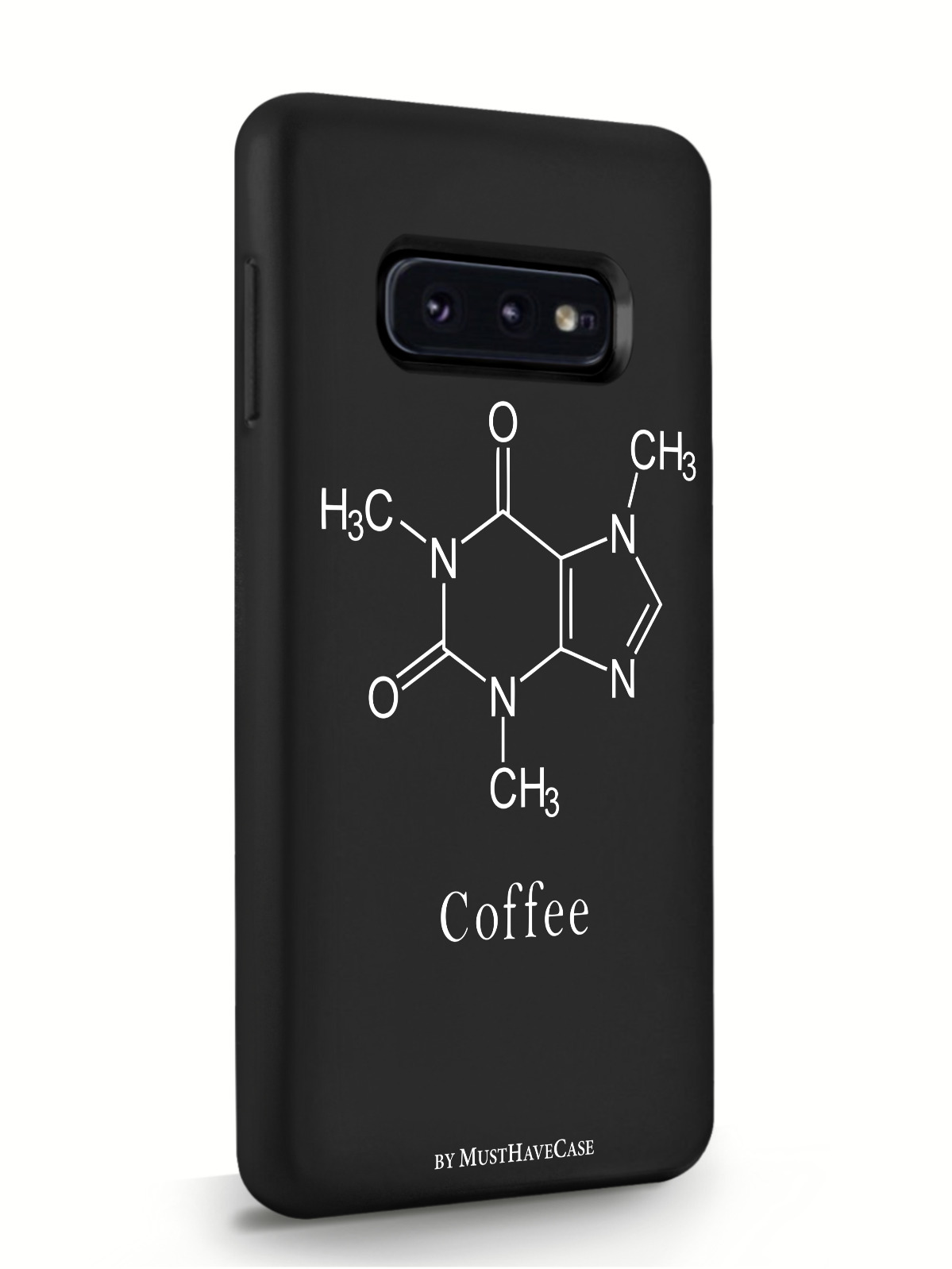 фото Чехол musthavecase для samsung galaxy s10e молекула кофе черный