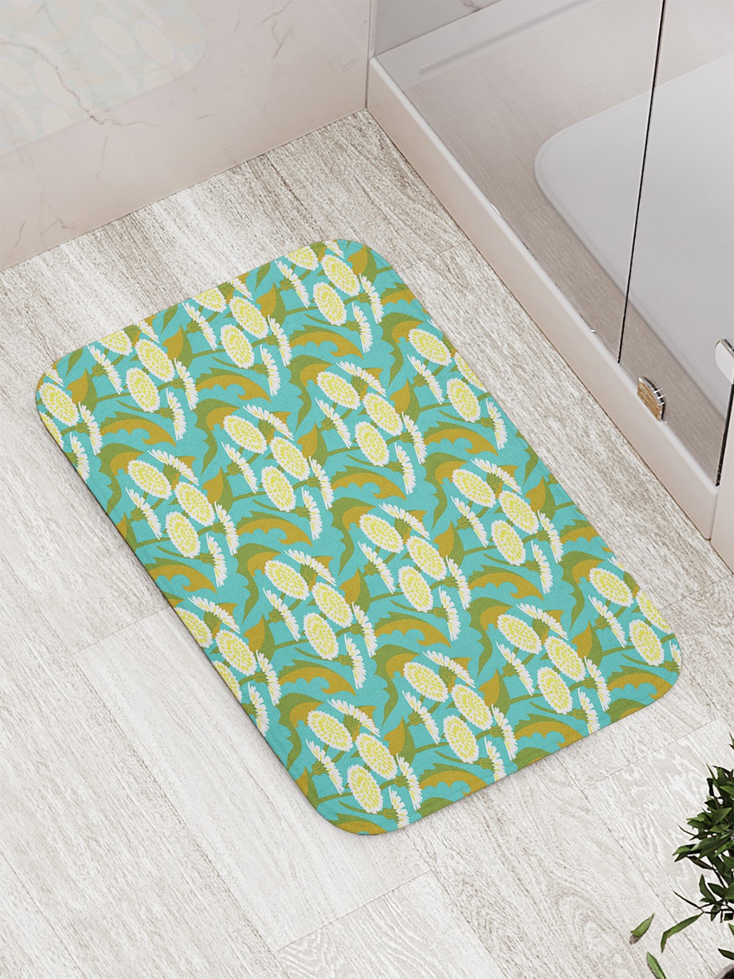 

bath_69588 Коврик противоскользящий для ванной, сауны, бассейна, 77х52 см
