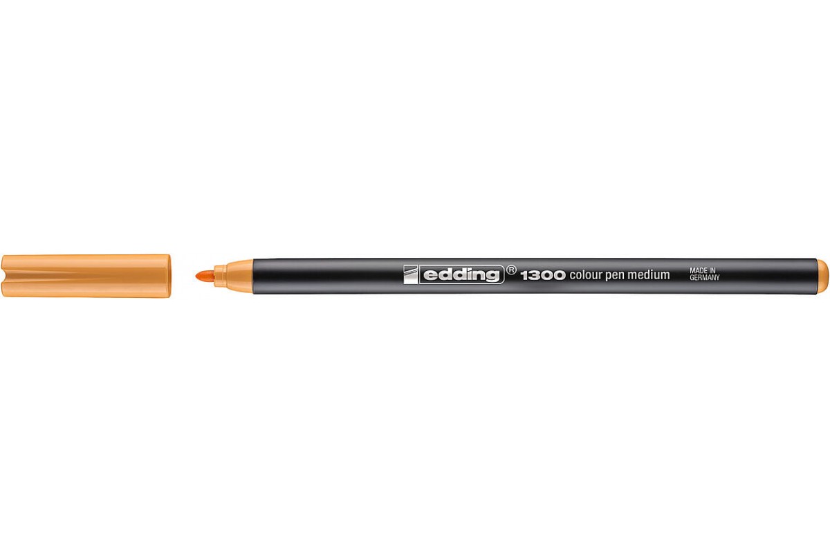 фото Фломастер с круглым наконечником, 3 мм, светло-оранжевый edding
