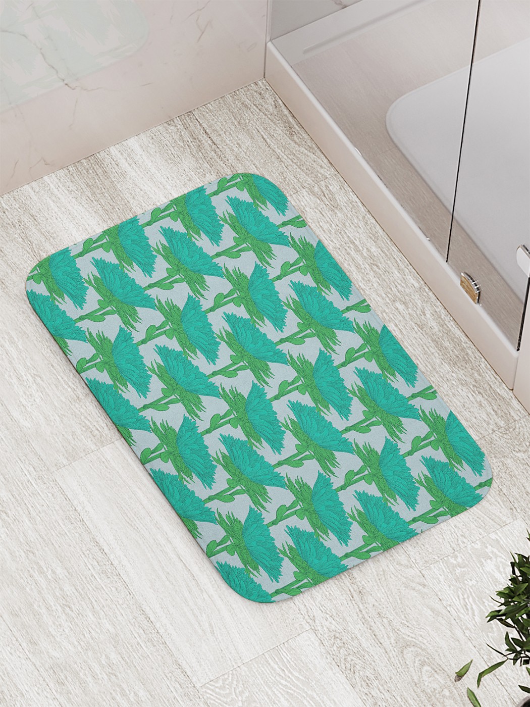 

bath_69580 Коврик противоскользящий для ванной, сауны, бассейна, 77х52 см