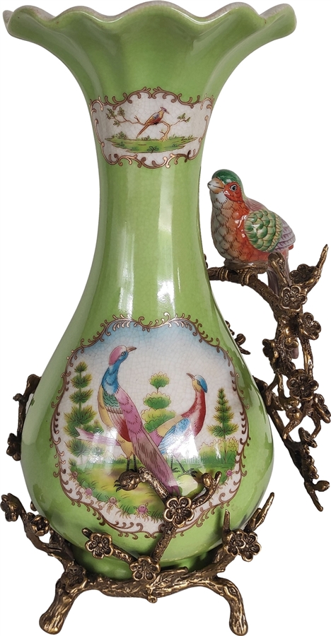 

Ваза с птичкой Glasar 31G2386/A1151EHC/HLG0752