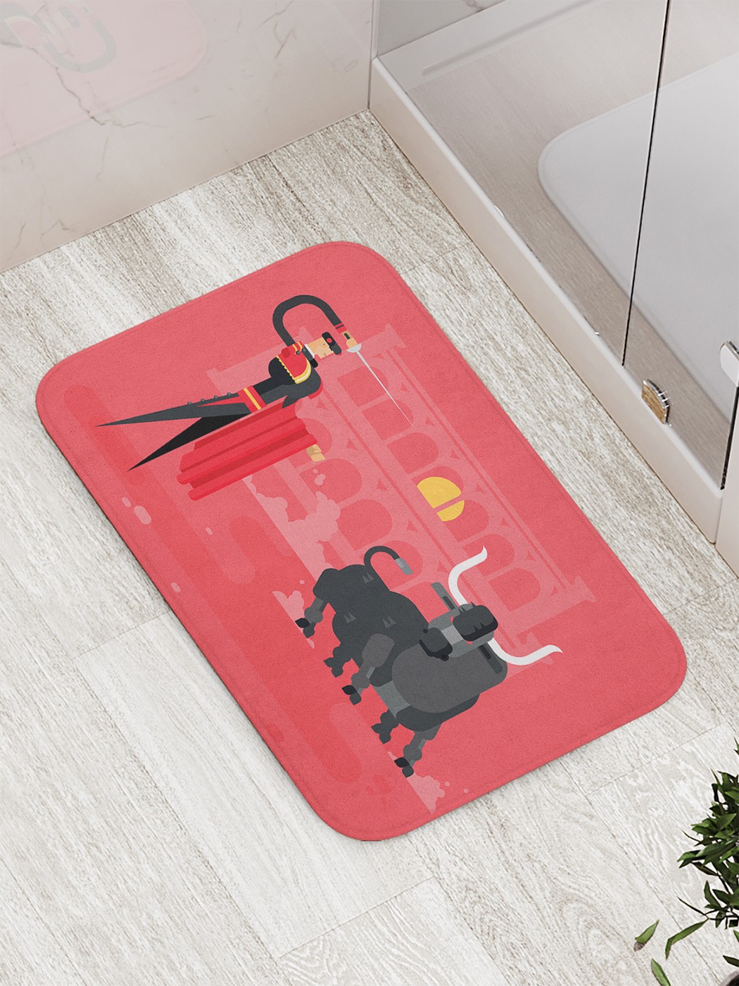 

bath_69556 Коврик противоскользящий для ванной, сауны, бассейна, 77х52 см