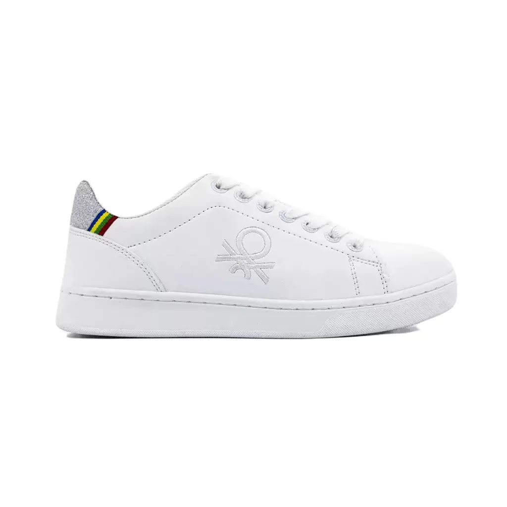 

Кеды женские United Colors of Benetton BTW314000 белые 39 EU, Белый, Penn Date