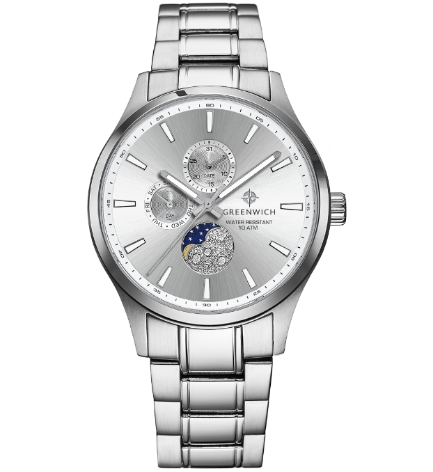 Наручные часы мужские Greenwich GW 058.10.33 серебристые
