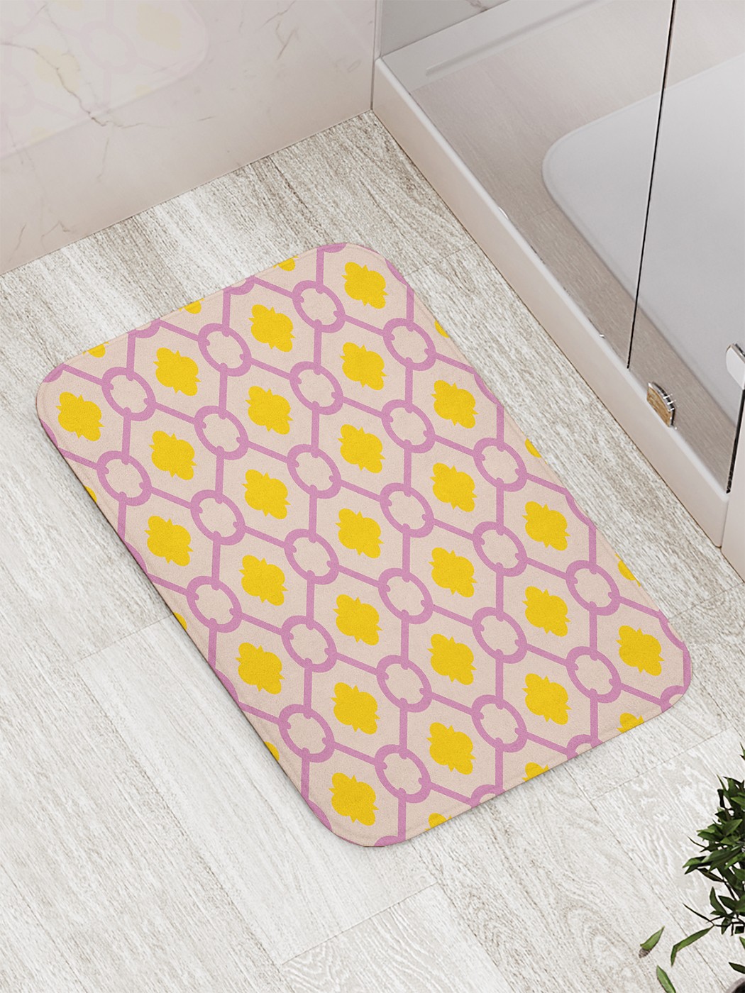 

bath_69529 Коврик противоскользящий для ванной, сауны, бассейна, 77х52 см