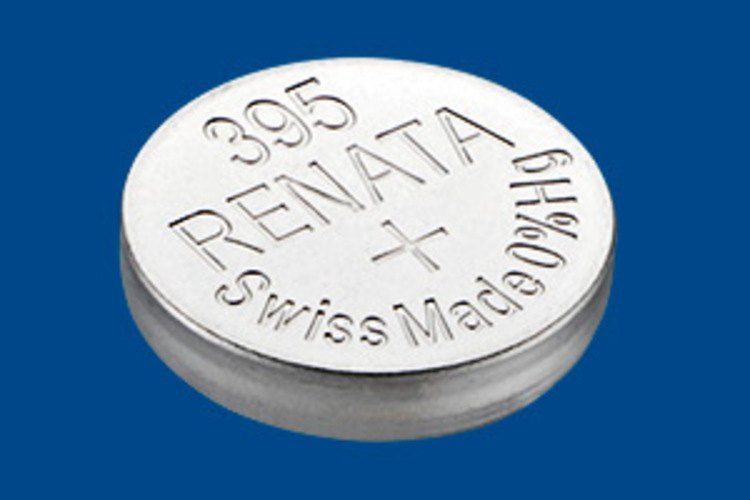 Батарейка Renata 395 (SR927SW, V395), 1.55V, 55 mAh, 1 штука