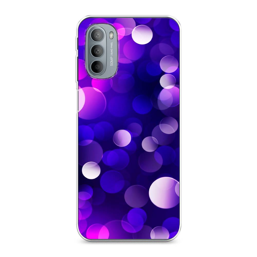 

Чехол на Motorola Moto G31 "Абстракция 27", Фиолетовый, 241850-3