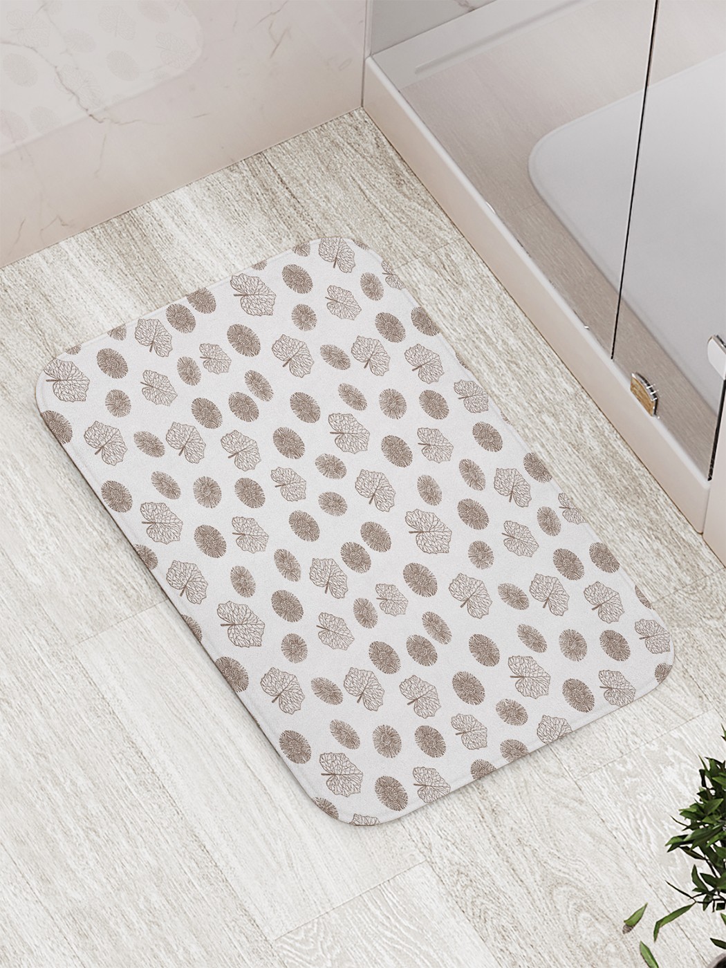 

bath_69502 Коврик противоскользящий для ванной, сауны, бассейна, 77х52 см