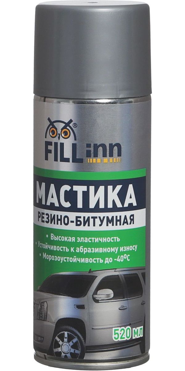 

Мастика Резино-Битумная Аэрозоль 520мл Fillinn Fl019 FILL INN FL019