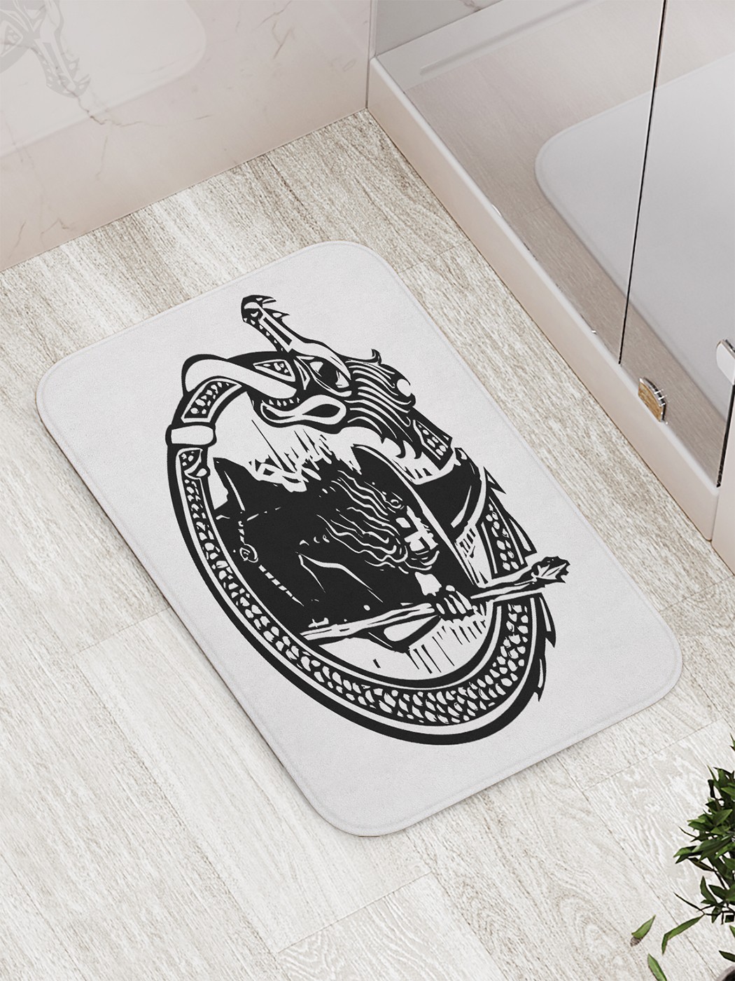 

bath_69486 Коврик противоскользящий для ванной, сауны, бассейна, 77х52 см