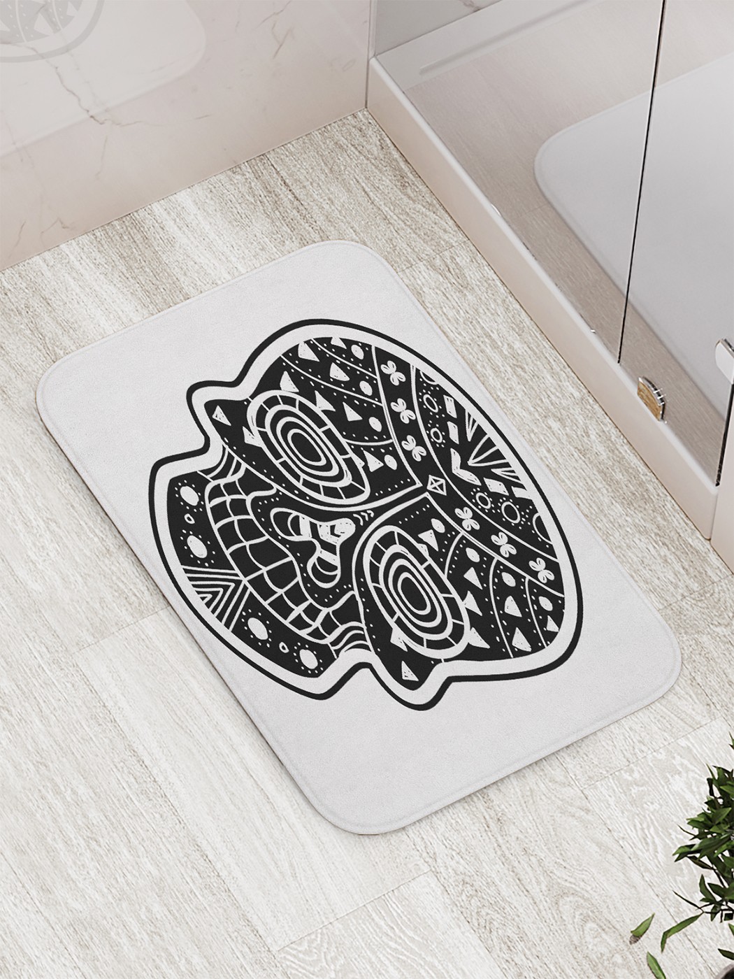 

bath_67881 Коврик противоскользящий для ванной, сауны, бассейна, 77х52 см