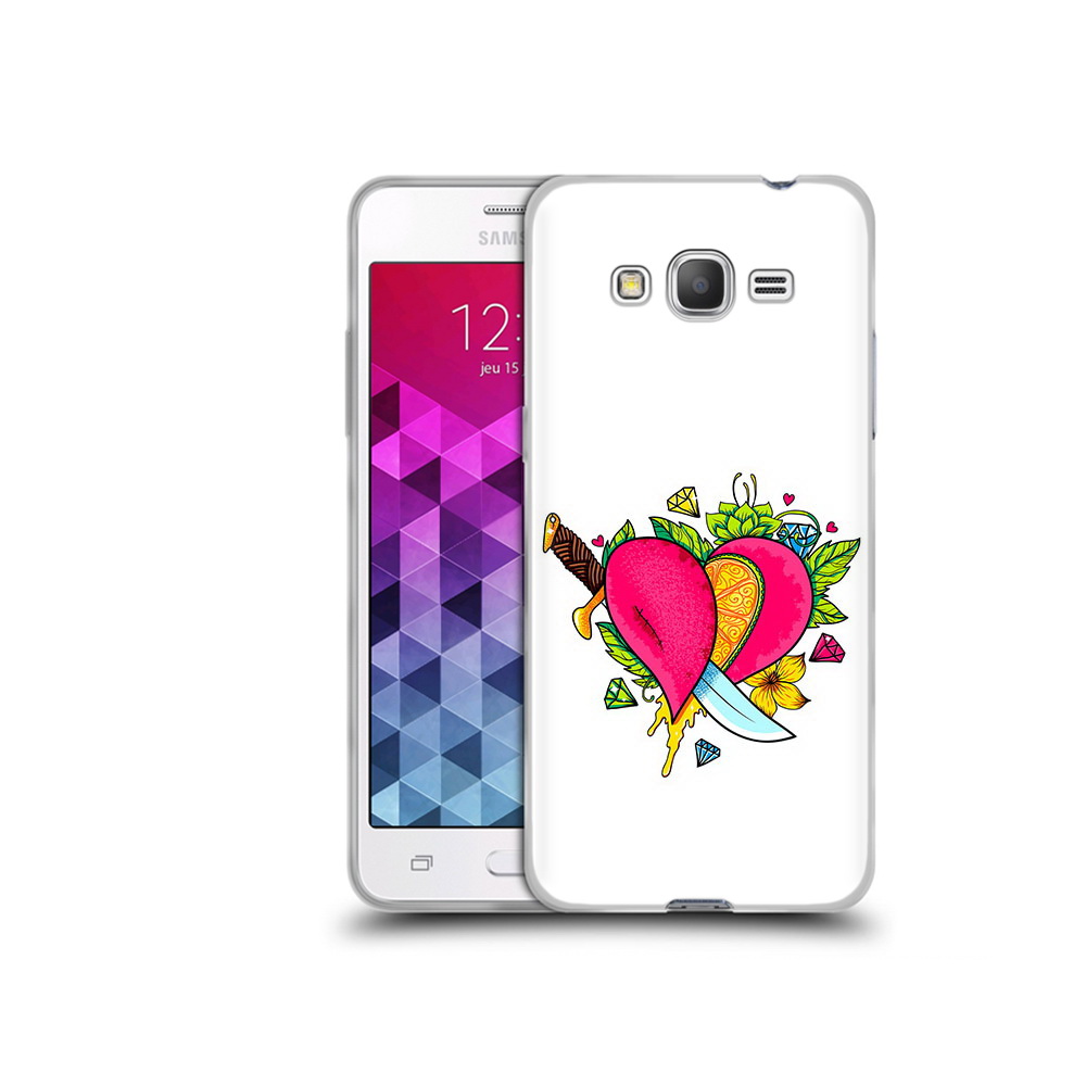 

Чехол MyPads Tocco для Samsung Galaxy Grand Prime Фруктовое сердце, Прозрачный, Tocco