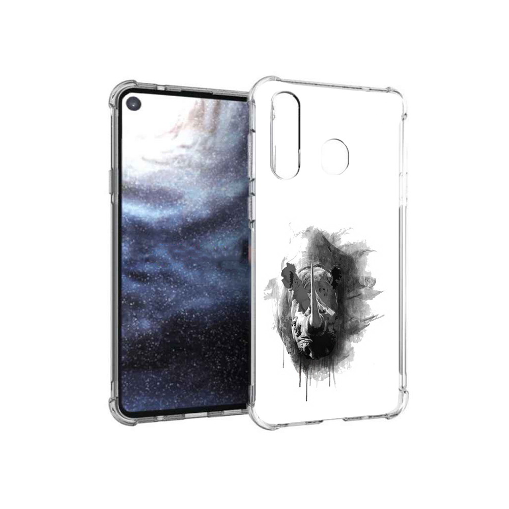 Чехол MyPads Tocco для Samsung Galaxy A8s носорог (PT124633.501.523)