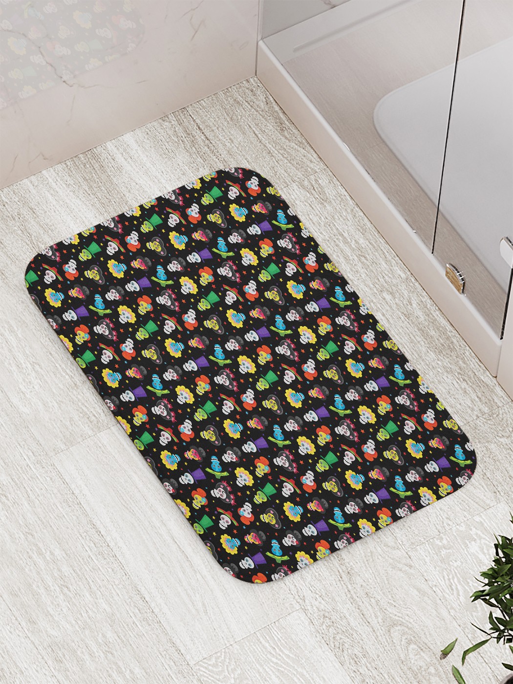 

bath_67853 Коврик противоскользящий для ванной, сауны, бассейна, 77х52 см