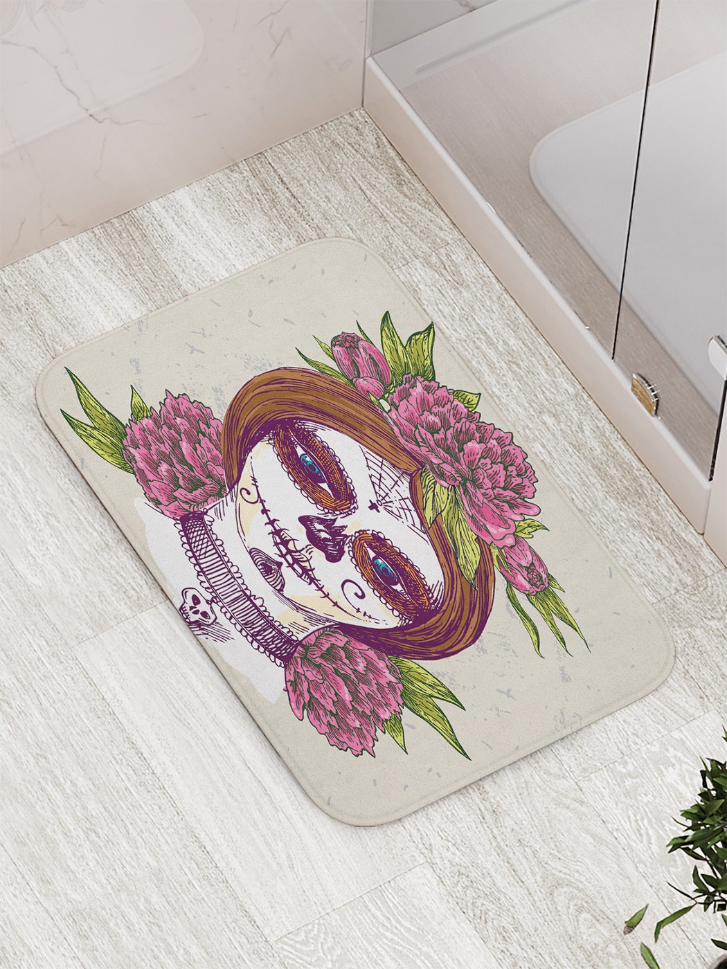 

bath_67852 Коврик противоскользящий для ванной, сауны, бассейна, 77х52 см