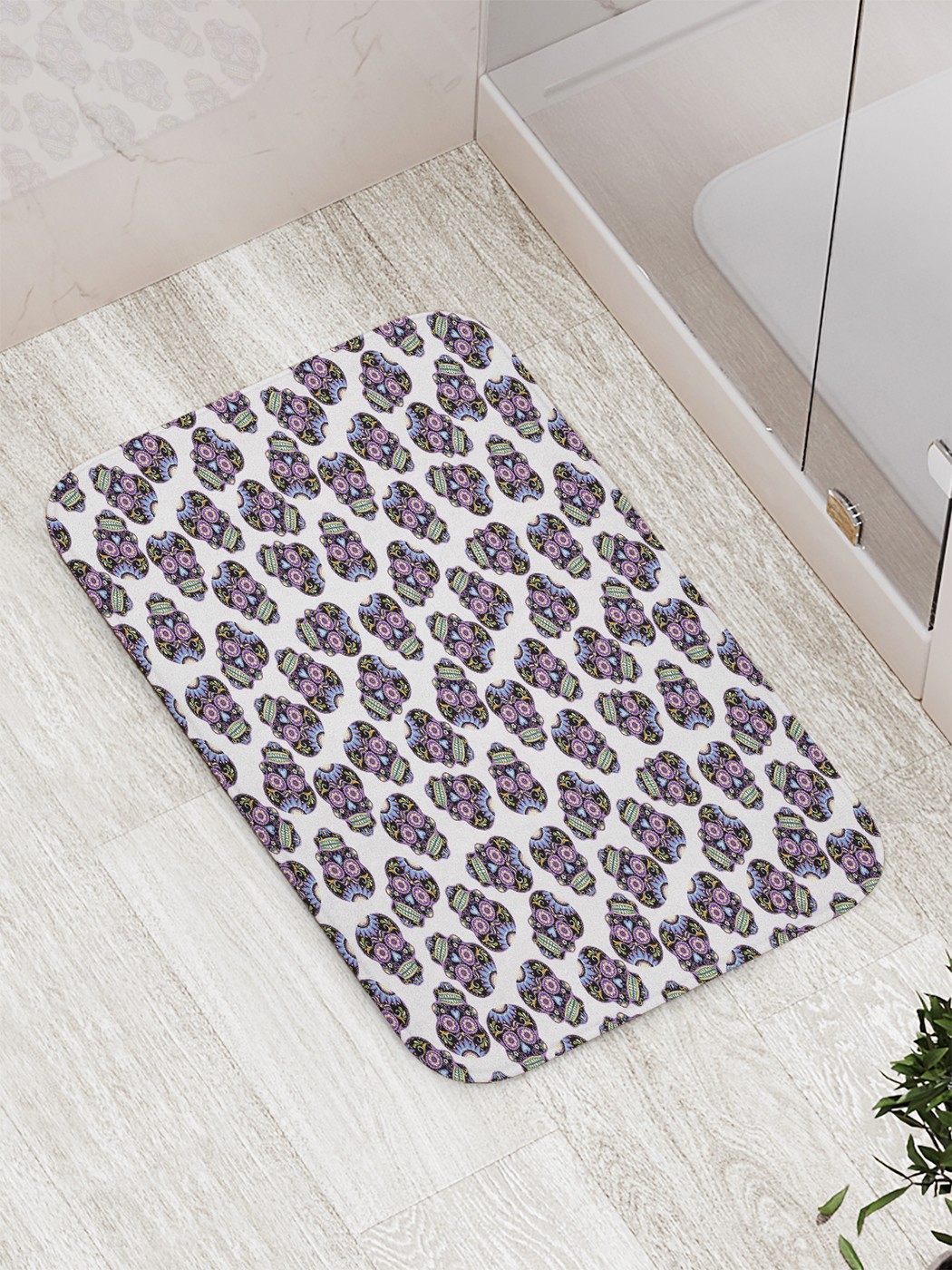 

bath_67851 Коврик противоскользящий для ванной, сауны, бассейна, 77х52 см