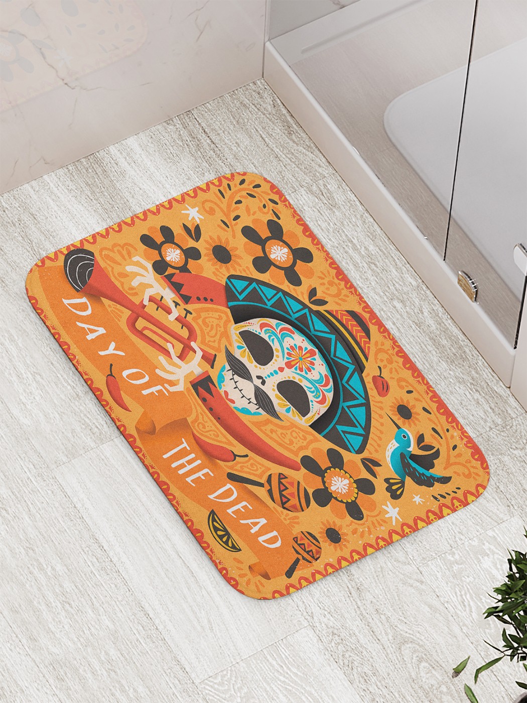 

bath_67847 Коврик противоскользящий для ванной, сауны, бассейна, 77х52 см