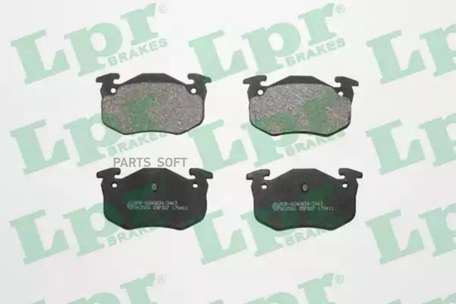 

Тормозные колодки Lpr дисковые 05P307