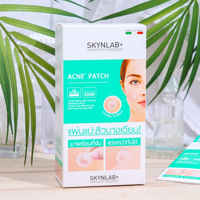 

Патчи SkynLab+ против акне, набор из 12 упаковок по 10 патчей