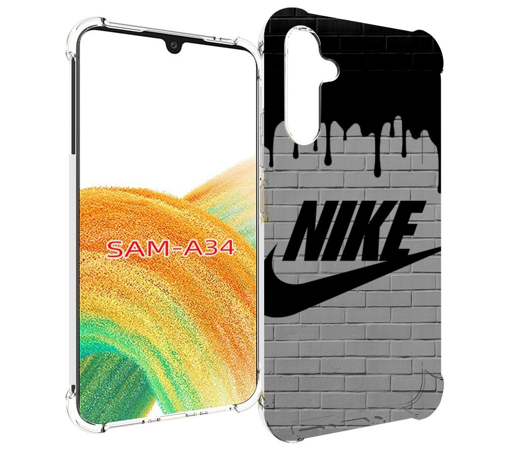 

Чехол MyPads найк в краске для Samsung Galaxy A34, Tocco