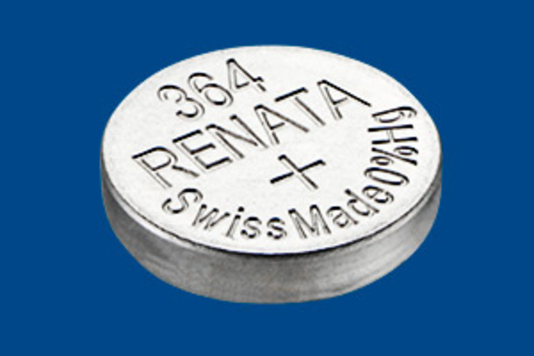 Батарейка Renata 364 (SR621SW, V364), 1.55V, 20 mAh, 1 штука