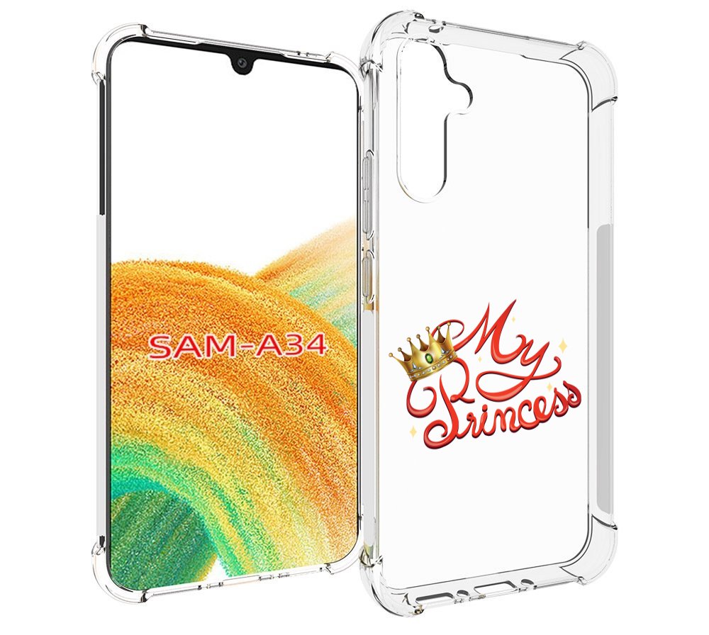 

Чехол MyPads моя-принцесска детский для Samsung Galaxy A34, Tocco