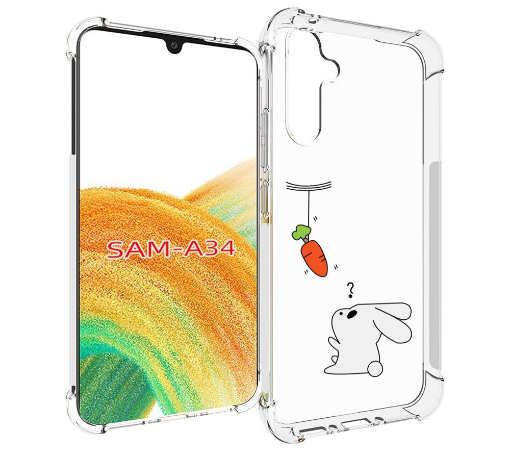 

Чехол MyPads морковка детский для Samsung Galaxy A34, Tocco