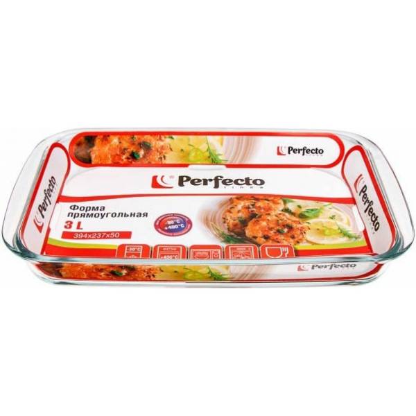 

Форма для выпечки PERFECTO LINEA из жаропрочного стекла, 3.0 л, прямоугольная 12-300020, Прозрачный