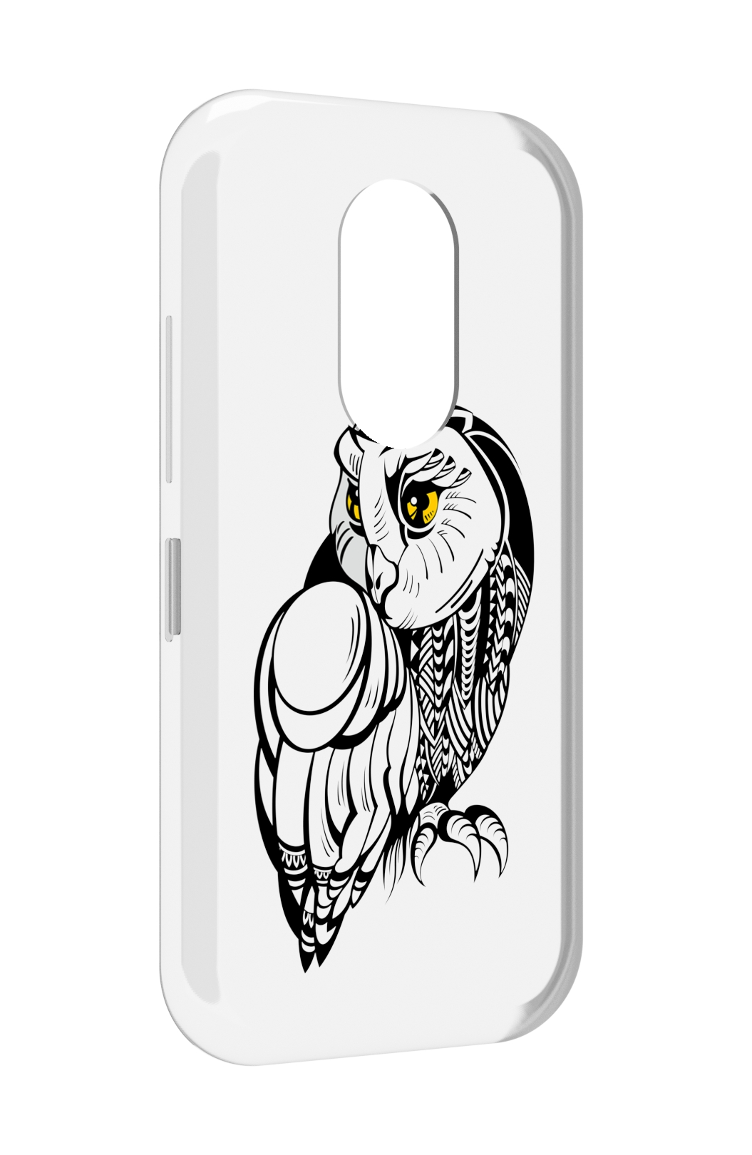 

Чехол MyPads сова-красотка для Doogee S61 / S61 Pro, Прозрачный, Tocco