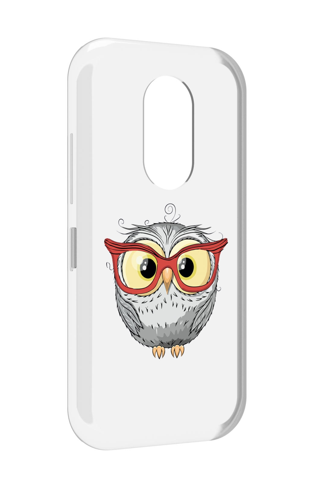 

Чехол MyPads сова-в-красных-очках для Doogee S61 / S61 Pro, Прозрачный, Tocco