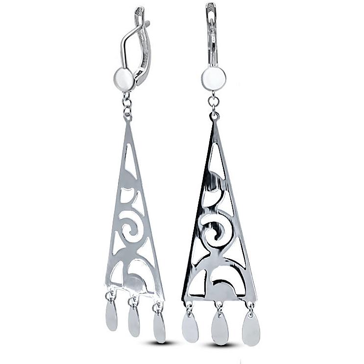

Серьги женские из серебра Silver Wings 22set11442-113, без вставки, 22set11442-113