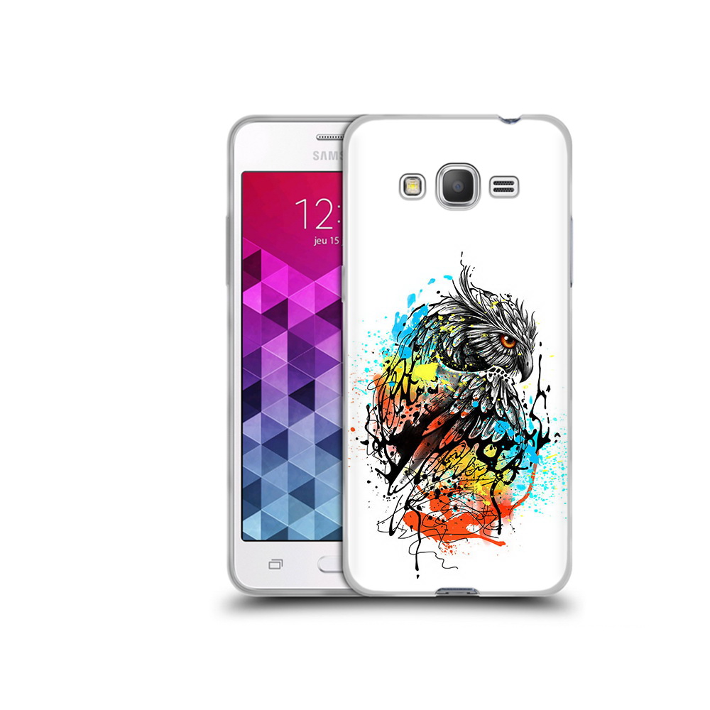 

Чехол MyPads Tocco для Samsung Galaxy Grand Prime Творческая сова, Прозрачный, Tocco