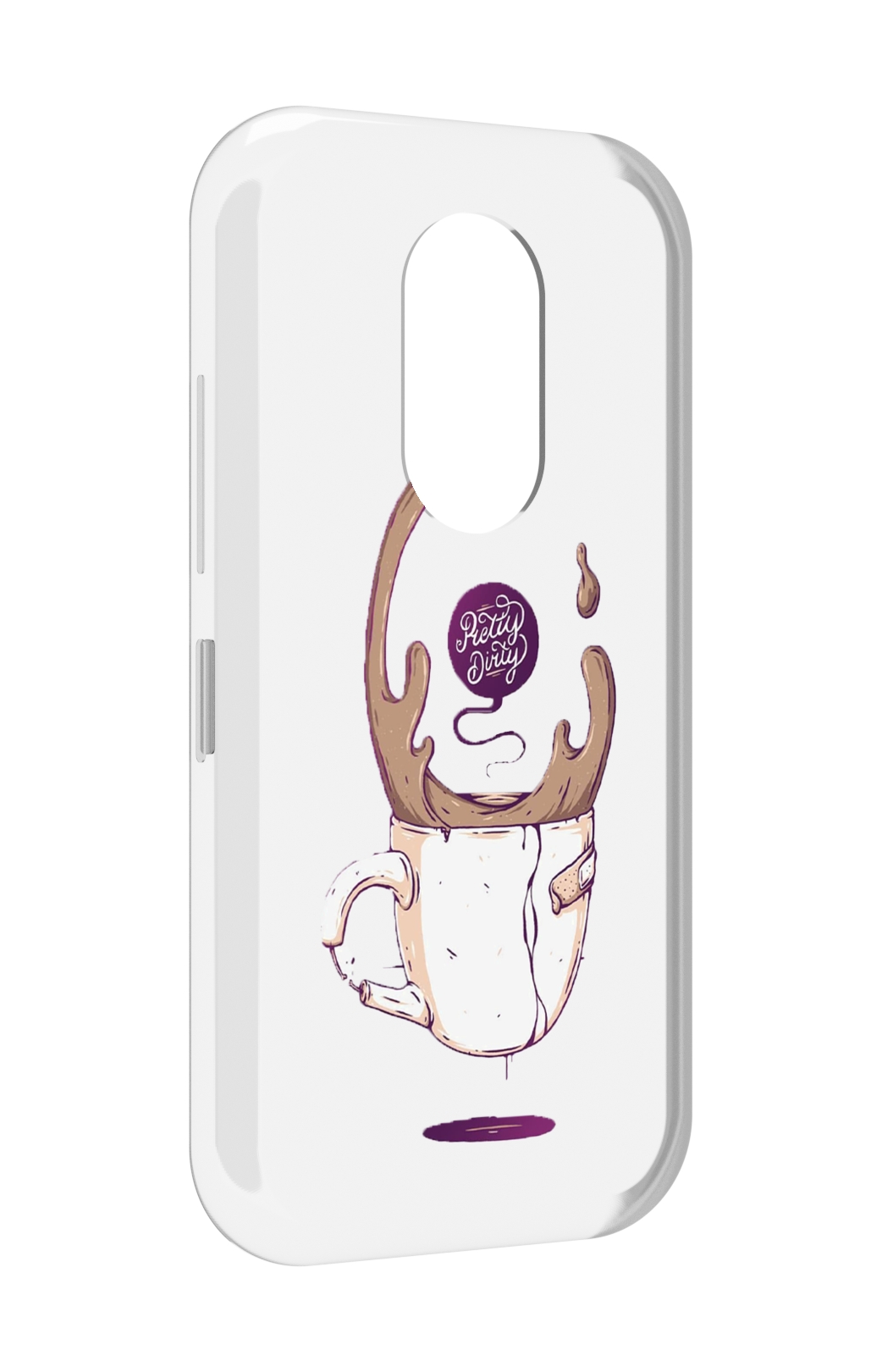 

Чехол MyPads сломанный стаканчик для Doogee S61 / S61 Pro, Прозрачный, Tocco