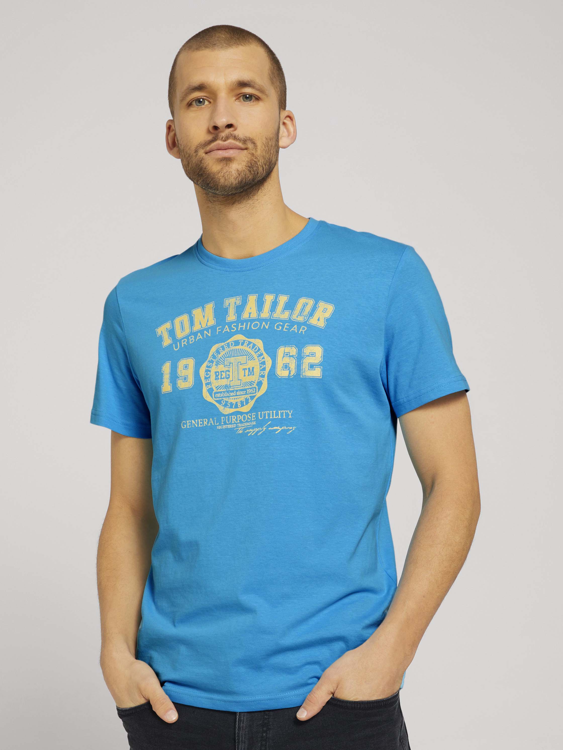 

Футболка мужская 1027028 TOM TAILOR синяя XL, 1027028