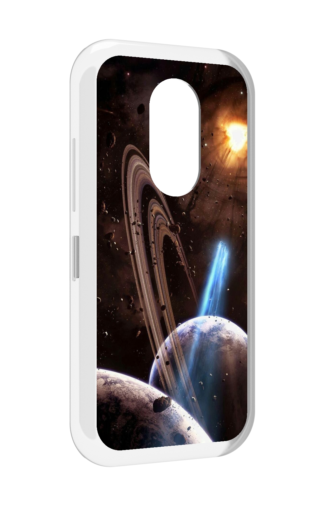 

Чехол MyPads сатурн в космосе для Doogee S61 / S61 Pro, Прозрачный, Tocco