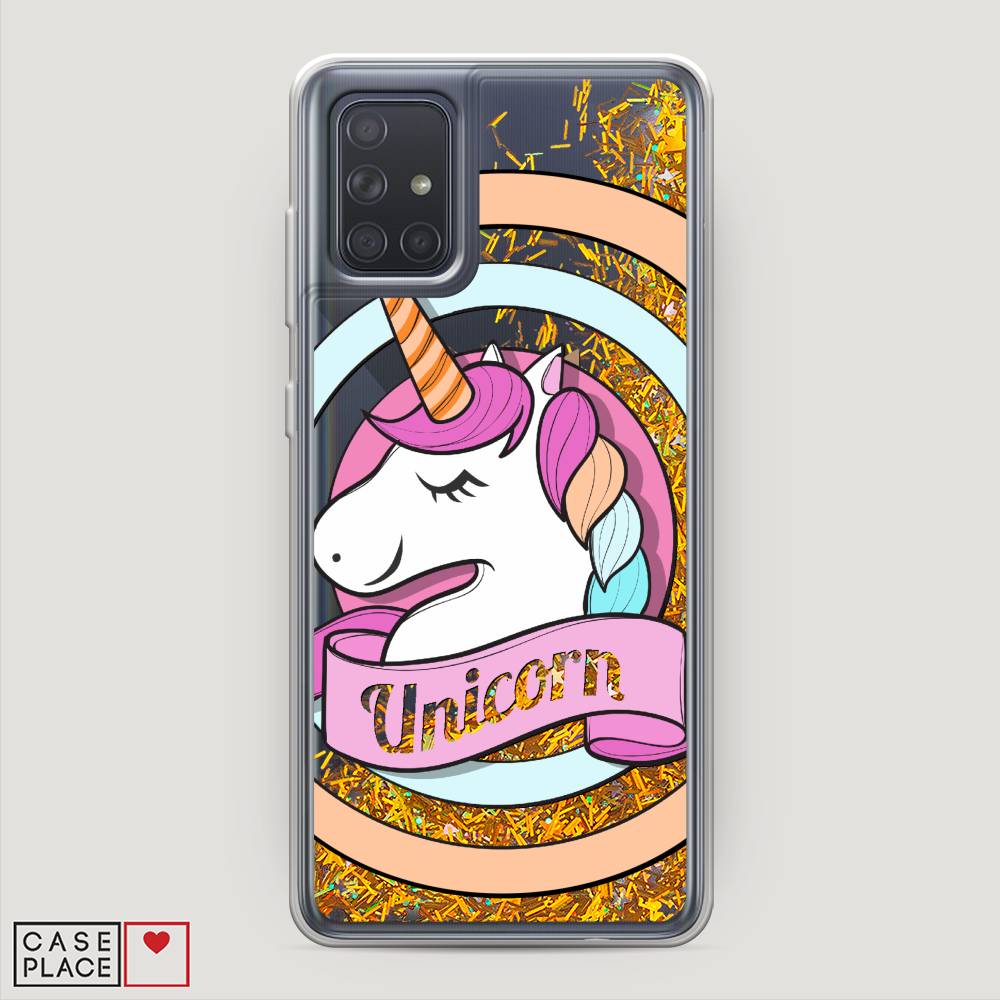 

Чехол Awog на Samsung Galaxy A71 4G "Unicorn зефирный", Разноцветный, 29090-1