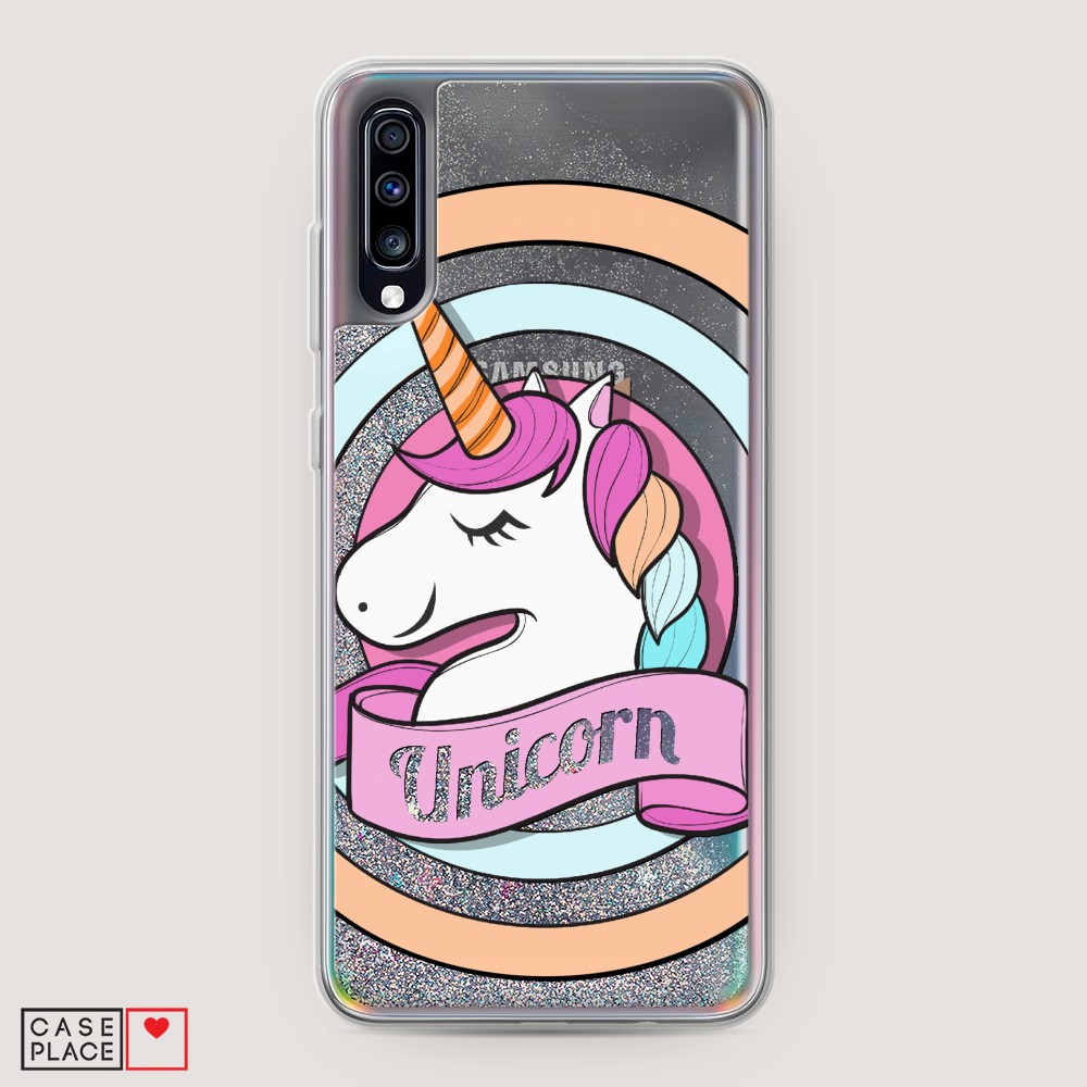 

Чехол Awog на Samsung Galaxy A70 "Unicorn зефирный", Разноцветный, 28191-1