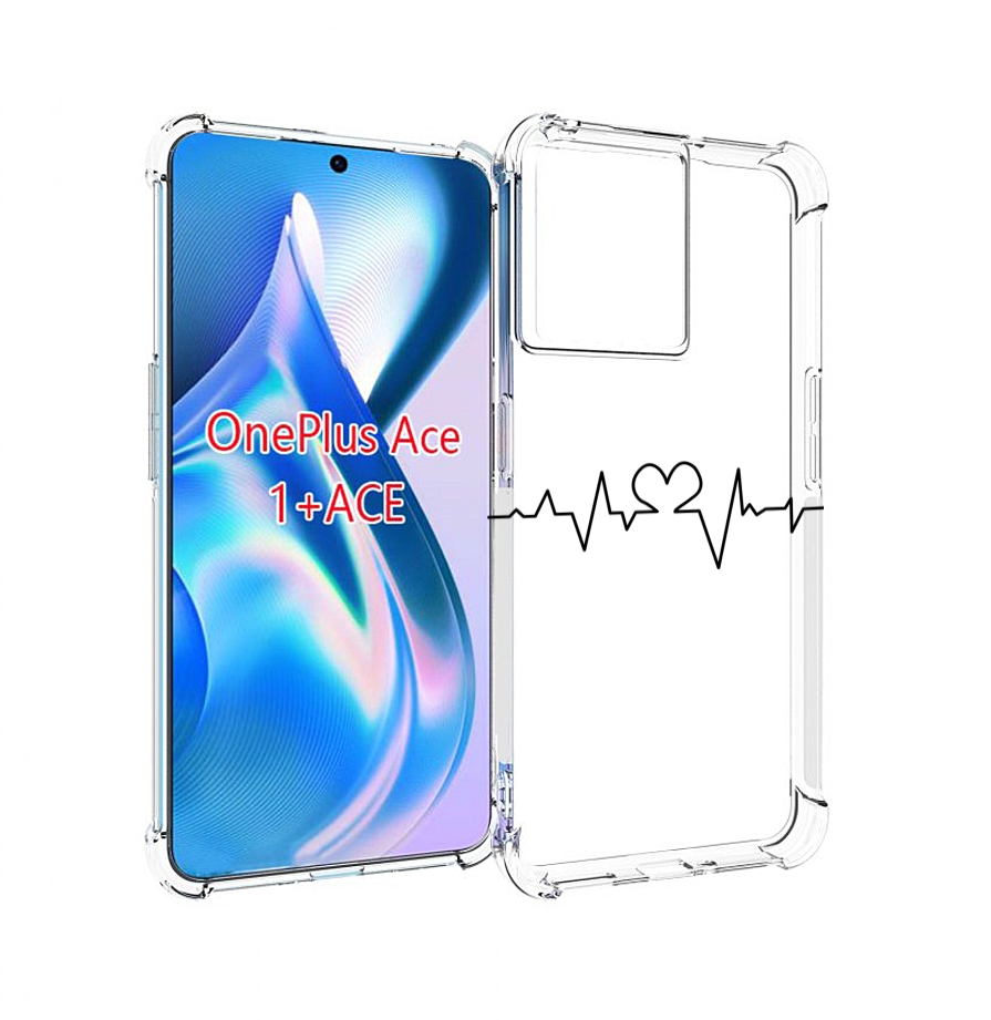 

Чехол MyPads диаграмма-любви для OnePlus Ace, Прозрачный, Tocco