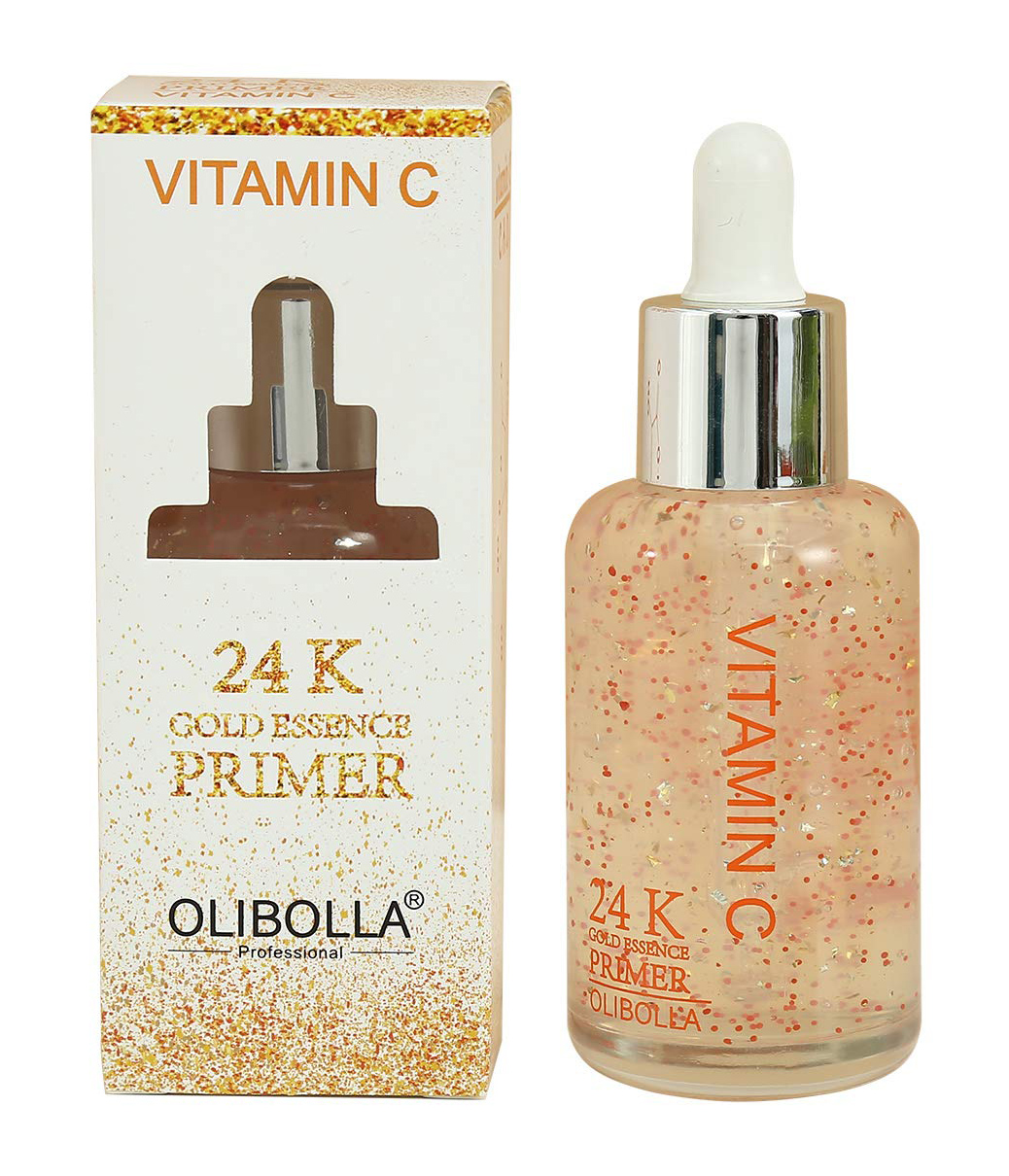 фото Праймер-эссенция с витаминим c и золотом olibolla 24k gold essence primer, 35 г