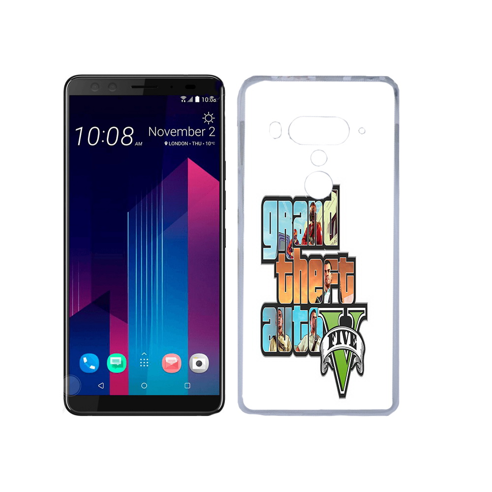 

Чехол MyPads Tocco для HTC U12+ игра гта, Прозрачный, Tocco