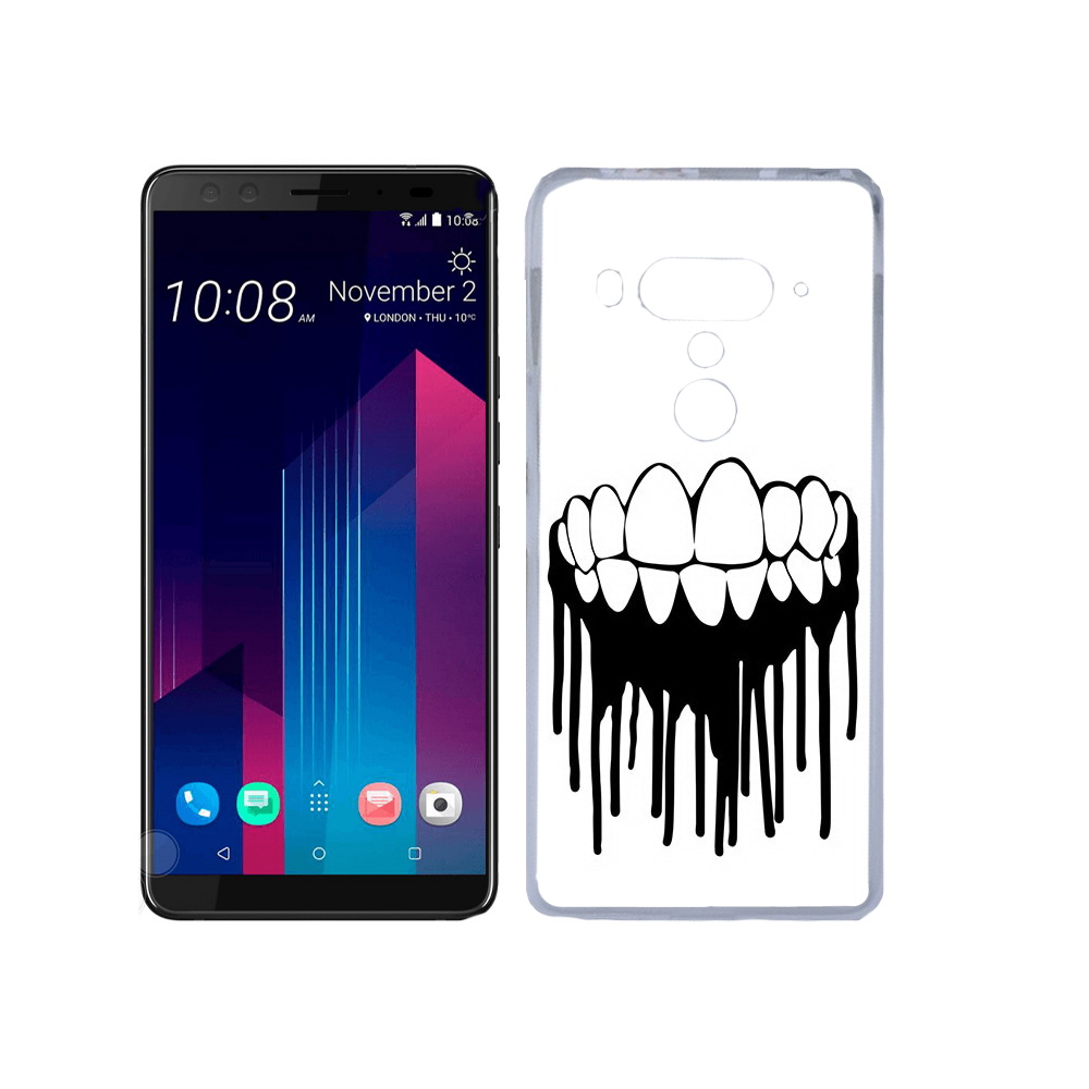 

Чехол MyPads Tocco для HTC U12+ зубы, Прозрачный, Tocco