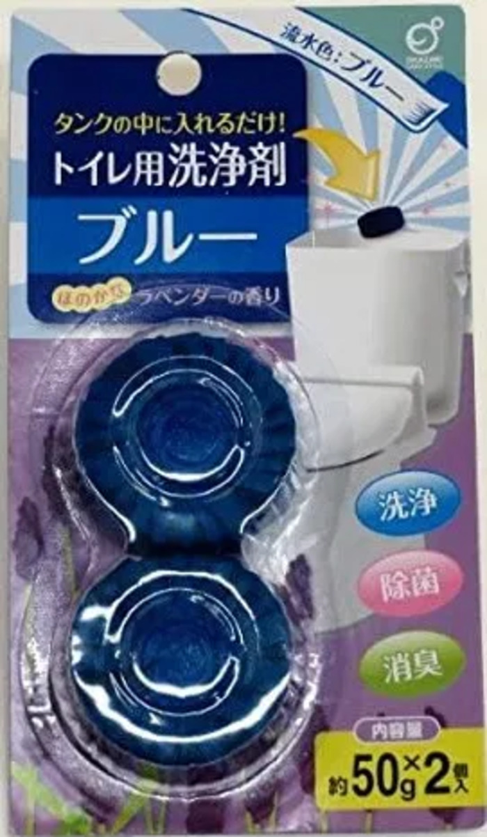

Таблетка для сливного бачка синяя, 2 шт х 50 г