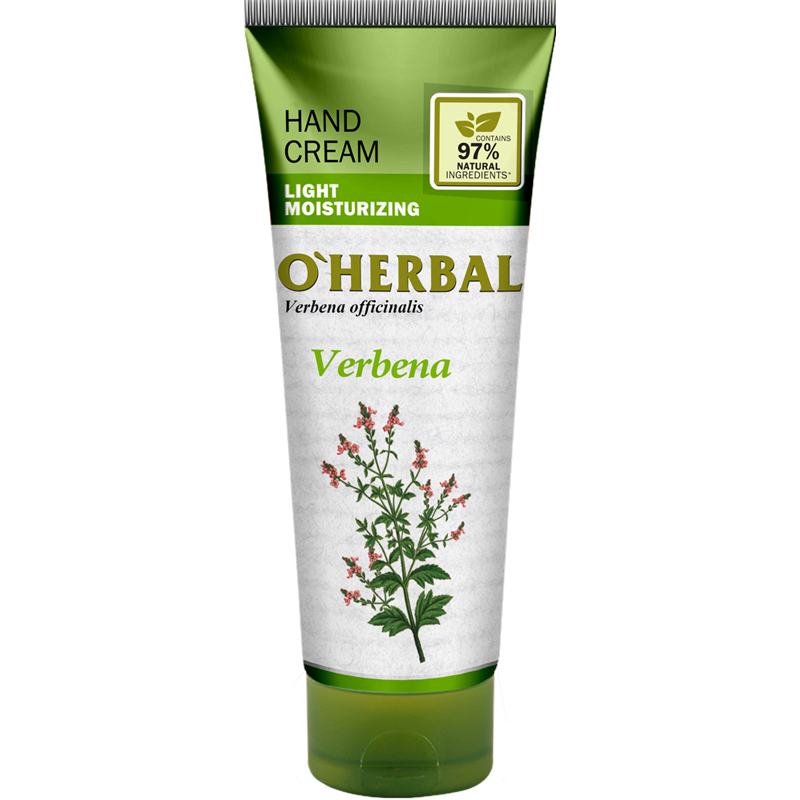 фото Легкий крем для рук увлажняющий verbena o’herbal, 75 мл o'herbal