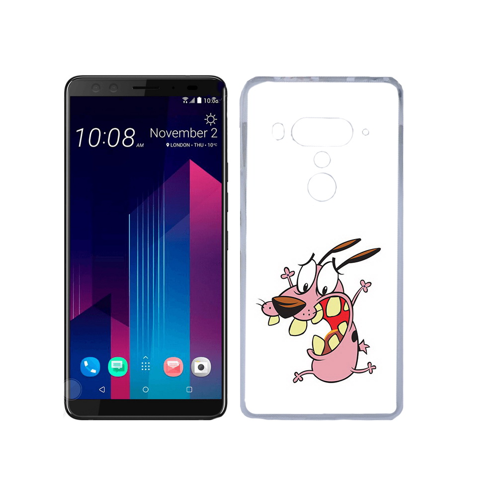 

Чехол MyPads Tocco для HTC U12+ зубастый бобик, Прозрачный, Tocco