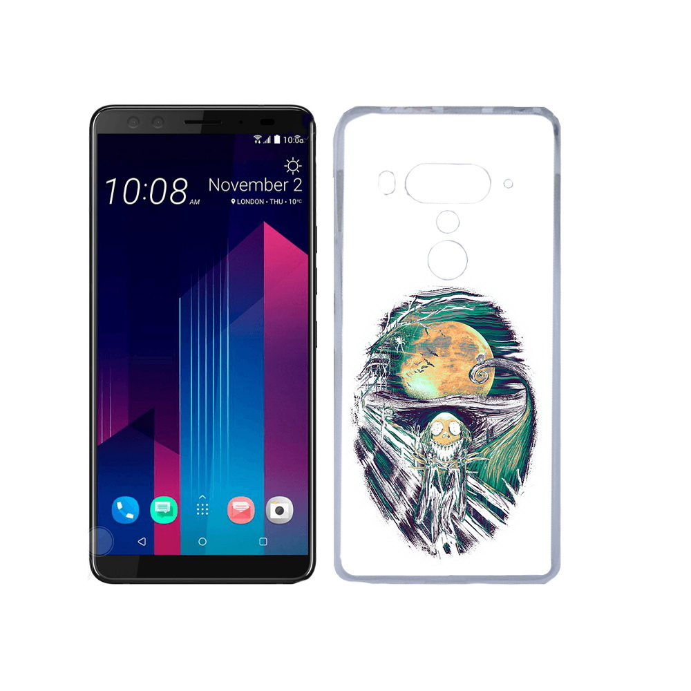 

Чехол MyPads Tocco для HTC U12+ зубастое существо абстракция, Прозрачный, Tocco