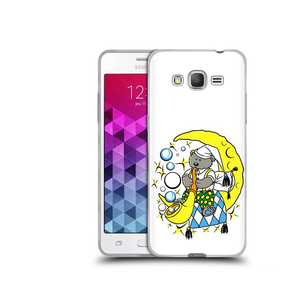 

Чехол MyPads Tocco для Samsung Galaxy Grand Prime Сырная луна, Прозрачный, Tocco