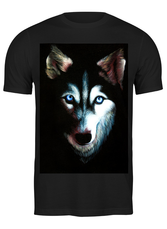 

Футболка мужская Printio Husky черная L, Черный, Husky