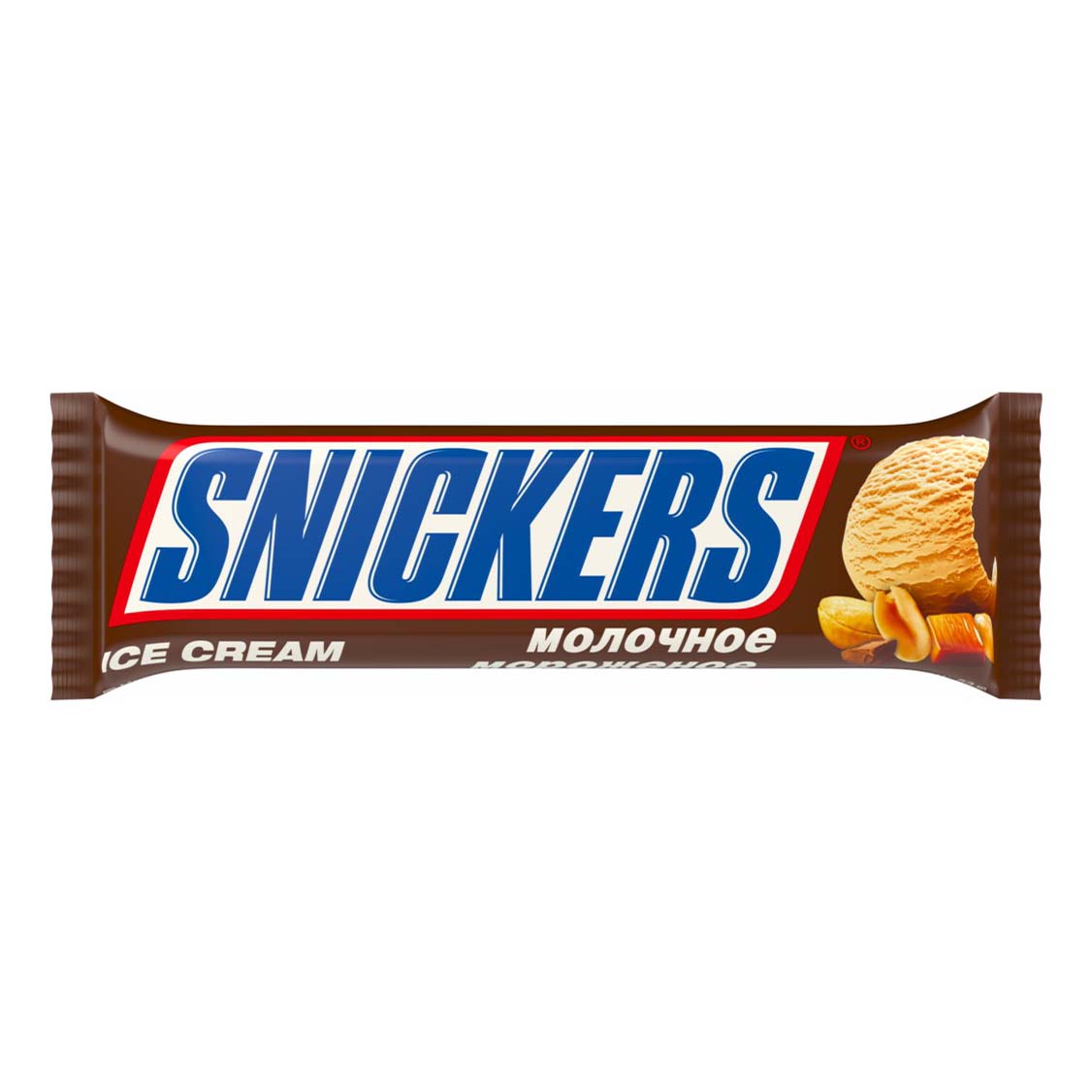 Мороженое snickers батончик, 48 г