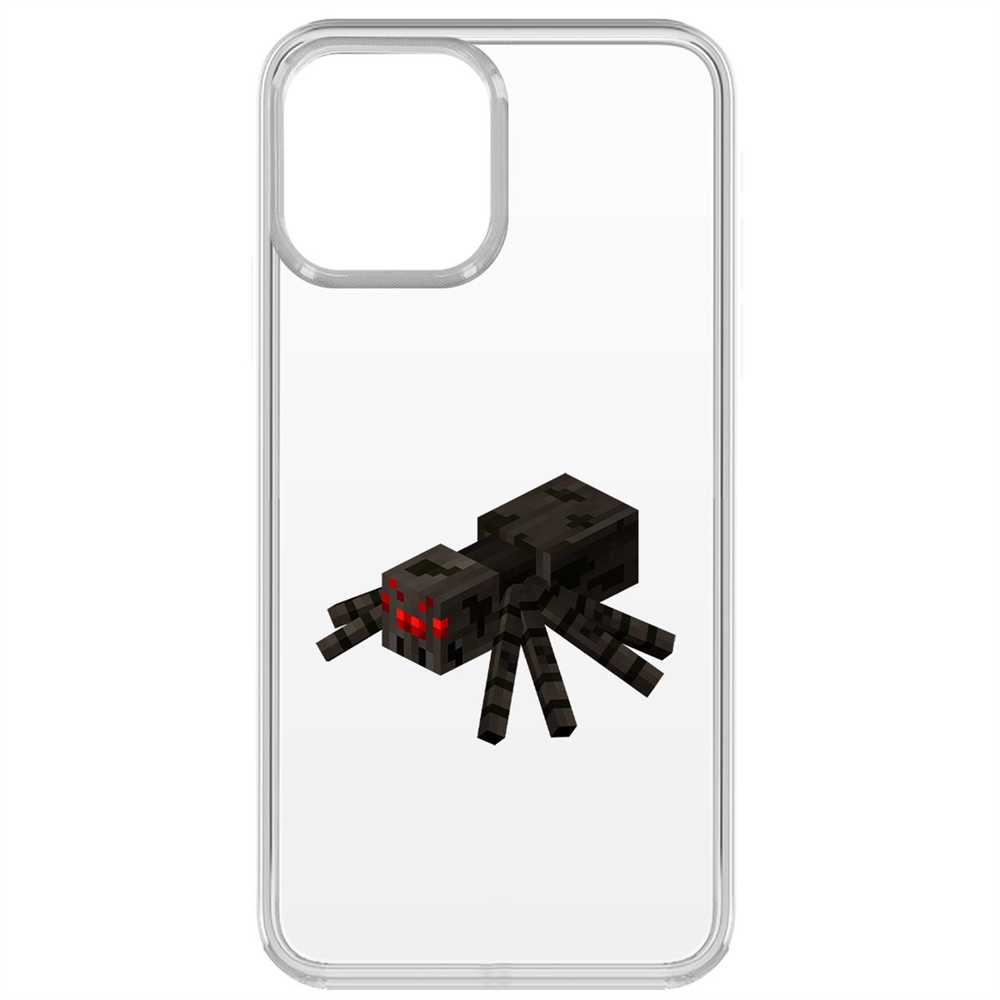 

Чехол-накладка Krutoff Паук для iPhone 13 Pro, Прозрачный